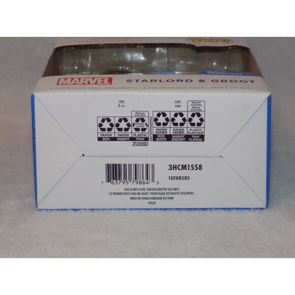 Hallmark Funko POP Marvel Starlord Groot Ornament 2022 Christmas - Picture 7 of 7